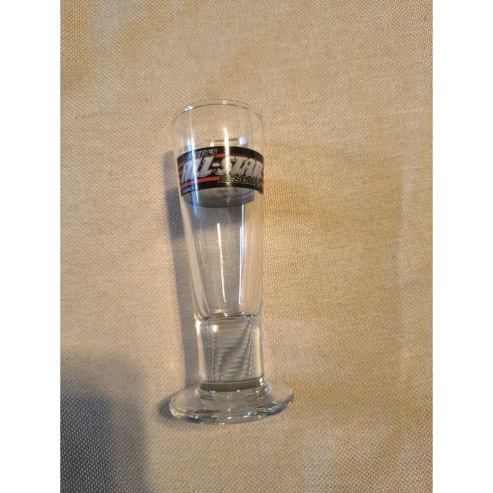 Disney's All-Star Resort 4in Shot Glass With Wine Glass Bottom Orlando Florida